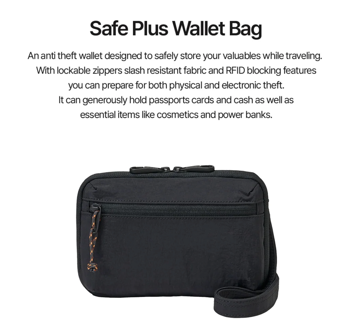 BRANDEN Safe Plus Wallet Bag