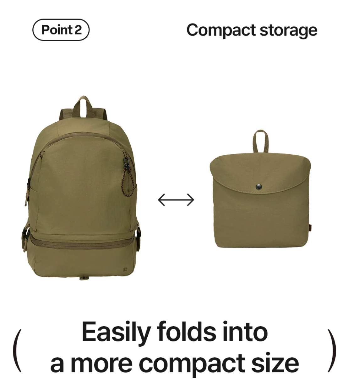 BRANDEN Multi Packable Backpack