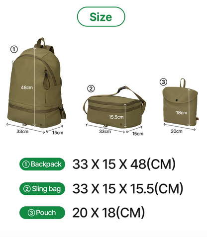BRANDEN Multi Packable Backpack