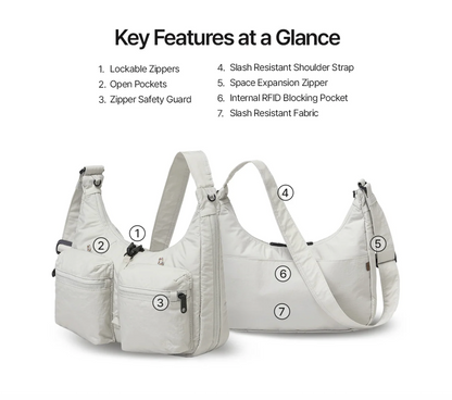 BRANDEN Safe Plus Cross Bag