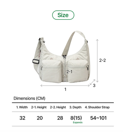BRANDEN Safe Plus Cross Bag