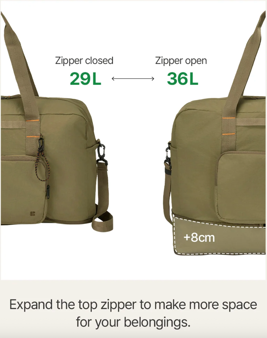 BRANDEN Boston Bag Storage