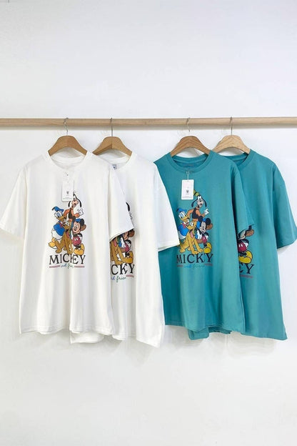 Adorable Cartoon Crew Tee 可愛卡通短袖T恤