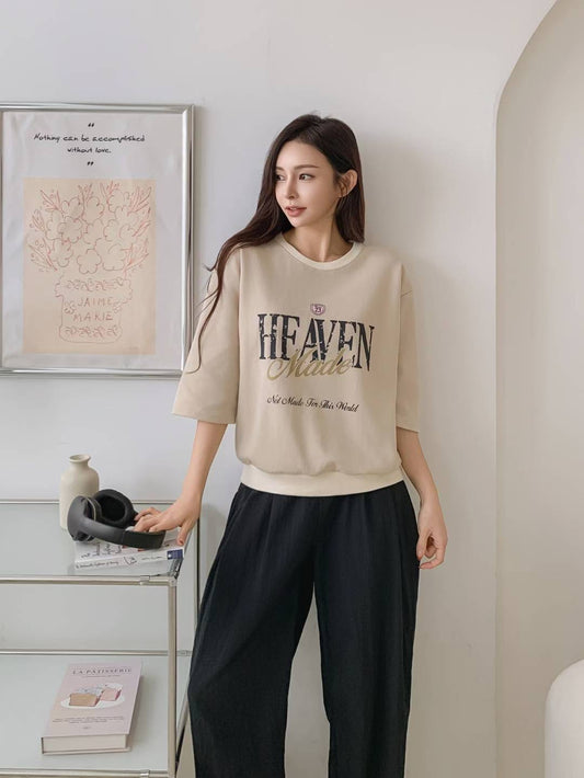 💫 Easy Match with Graphic Crewneck Sweatshirt｜輕鬆搭配圓領衛衣
