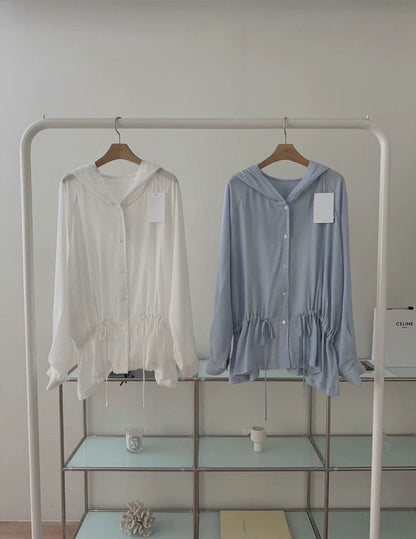 Urban Ease in Motion with City Breeze Hooded Shirt｜輕盈連帽襯衫